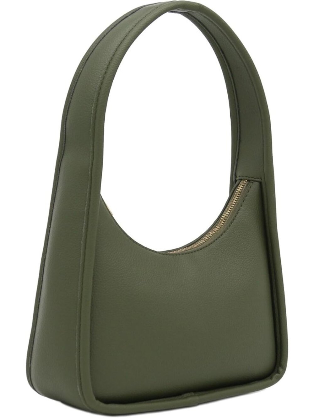 Chic Minimalist Faux Leather Shoulder Bag for Women - Everyday Top Handle Purse